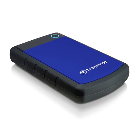 Transcend 2TB StoreJet 25H3 disco rigido esterno 2.5" Micro-USB B 3.2 Gen 1 (3.1 Gen 1) Nero, Blu (TS2TSJ25H3B)