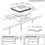 AEG TO64RA07FB Piano cottura in vetroceramica , vetro nero, 60 cm, funzione radiante, serie 3000