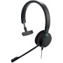 Jabra Evolve 20 MS Mono Auricolare Cablato A Padiglione Ufficio USB tipo A Nero (4993-823-109)