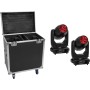 EUROLITE Set 2x LED TMH-S400 CMY Moving Head Beam/Spot/Wash + Case mit Rollen (20001029)