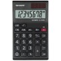 Sharp EL-310AN calcolatrice Desktop Calcolatrice con display Nero, Bianco (EL310ANWH)