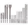 Metabo 628414000 Meissel-Set 17teilig 5 mm 6 8 10 12 14 m Set di punte per trapano 17 pz