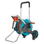 Gardena 18517-20 avvolgitubo da giardino Carrello avvolgitubo Manuale Nero, Blu, Acciaio inox