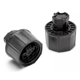 Dual Quick Release Adapter (schwarz, fr T818 Direct-Drive-Lenkradbasis, 2 Stck) (4060295)