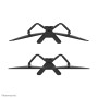 Neomounts DS45-600BL2 Supporto per doppio monitor 10-32"