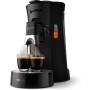 Philips CSA240/60 SENSEO Select Kaffeepadmaschine, tiefschwarz