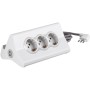 bticino S3713DBU prolunghe e multiple 2 m 3 presa(e) AC Interno Bianco (BT-S3713DBU)