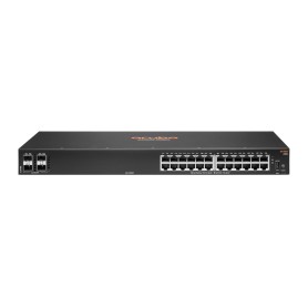 Hewlett Packard Enterprise Aruba 6100 24G 4SFP+ Gestito L3 Gigabit Ethernet (10/100/1000) 1U Nero (JL678A)