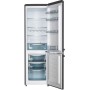 Wolkenstein KG250.4RT B Combinazione congelatore retrò , larghezza 54,60 cm, 249 L, illuminazione a LED, nero