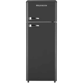 Wolkenstein GK212.4RT B Combinazione congelatore retrò, larghezza 54,5 cm, 211 L, illuminazione a LED, nero.