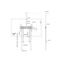 Multibrackets 3960 Supporto per display espositivi 190,5 cm (75") Nero (MB3960)