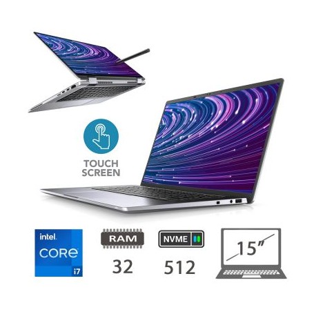 DELL 9520 2IN1 TS I7-1185G7/32/NVME512/15/W11P/2Y (009314PCR-EU)