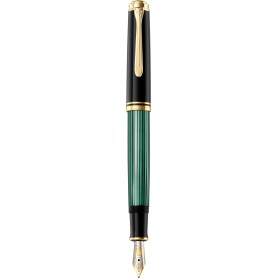 Pelikan M600 penna stilografica Sistema di riempimento integrato Nero, Oro, Verde 1 pz (980029)