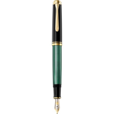 Pelikan M600 penna stilografica Sistema di riempimento integrato Nero, Oro, Verde 1 pz (980029)