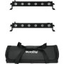 EUROLITE Set 2x LED BAR-6 QCL RGBA + Soft-Bag (20000414)