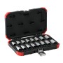 Red Steckschlssel-Satz 1/2", TORX, 16-teilig (rot/schwarz, E10 - T70) (3300009)
