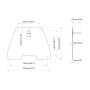 Multibrackets 2895 accessorio per il supporto per pannelli segnaletici Base (MB2895)