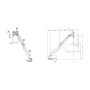 Multibrackets 2581 Supporti a parete per TV 81,3 cm (32") Scrivania Nero (MB2581)