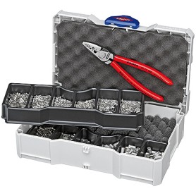 Knipex Crimpzange für Aderendhülsen + Crimp-Sortiment (97 90 05)