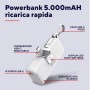 PACTO 5000 PD POCKET POWERBANK WHT (26105)