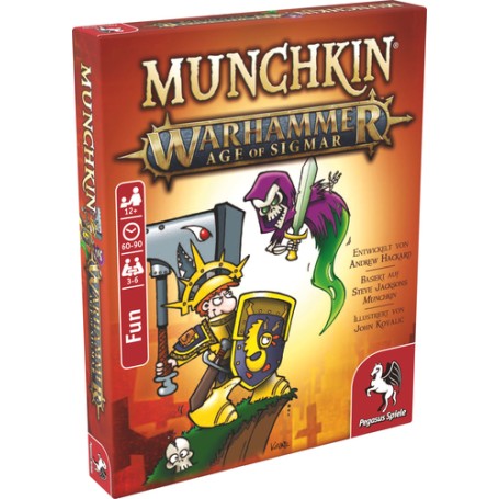 Pegasus Spiele Munchkin Warhammer Age of Sigmar 90 min Carta da gioco Strategia (17020G)