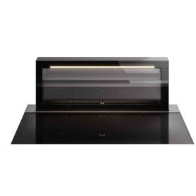 Falmec Level One Piano cottura a induzione con cappa integrata in vetroceramica nero lucido da 90 cm (103379)