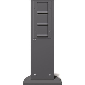 GIRA Energiesäule 134128 491 mm 3 x SCHUKO KS anthrazit (134128)