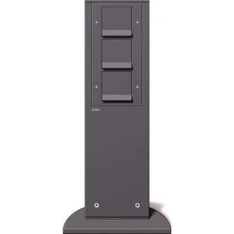 GIRA Energiesäule 134128 491 mm 3 x SCHUKO KS anthrazit (134128)