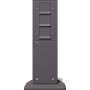 GIRA Energiesäule 134128 491 mm 3 x SCHUKO KS anthrazit (134128)