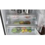 Siemens KG49NVXCG frigorifero con congelatore Libera installazione 440 L Nero, Acciaio