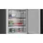 Siemens KG49NVXCG frigorifero con congelatore Libera installazione 440 L Nero, Acciaio