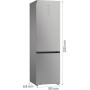 Hisense RB5P410SACC Libera installazione 413 L Grigio, Acciaio inox, Grigio scuro (745462)