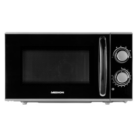 MEDION MD 15644 Nero, Acciaio inox Solo microonde Superficie piana 17 L 700 W (50075795)