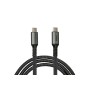 Alcasa 2240-CCT030A cavo USB USB 2.0 3 m USB C 0,48 Gbit/s 240 W Grafite