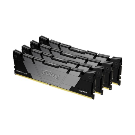 Kingston Technology FURY 32GB 3600MT/s DDR4 CL16 DIMM (Kit da 4) Renegade Black (KF436C16RB2K4/32)