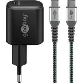 Goobay 74774 Caricabatterie per dispositivi mobili Universale Nero AC Ricarica rapida Interno