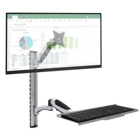 Techly ICA-PLW 02 Supporti a parete per TV 68,6 cm (27") Argento (ICA-PLW-02)