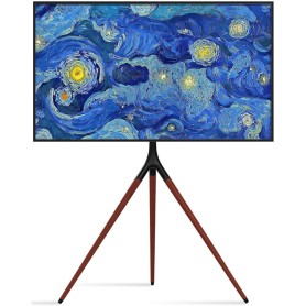 Techly ICA-TR18SAM Supporto TV a parete 165,1 cm (65") Nero, Noce (ICA-TR18SAM)