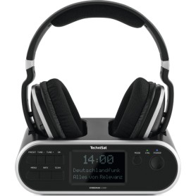 TechniSat StereoMan 2 DAB+ Auricolare Con cavo e senza cavo A Padiglione MUSICA Nero (0000/9129)