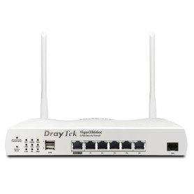 DrayTek Vigor 2866Vac router wireless Gigabit Ethernet Dual-band (2.4 GHz/5 GHz) Bianco (V2866VAX-DE-AT-CH)