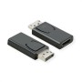 VALUE 12.99.3158 adattatore per inversione del genere dei cavi DisplayPort HDMI Nero