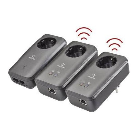 Renkforce PL600D WiFi Powerline WLAN Network Kit 500 MBit/s (RF-3385558)