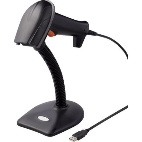 Renkforce 2D Barcode-Scanner Kabelgebunden 1D, 2D Laser Schwarz Hand-Scanner USB (RF-3376032)