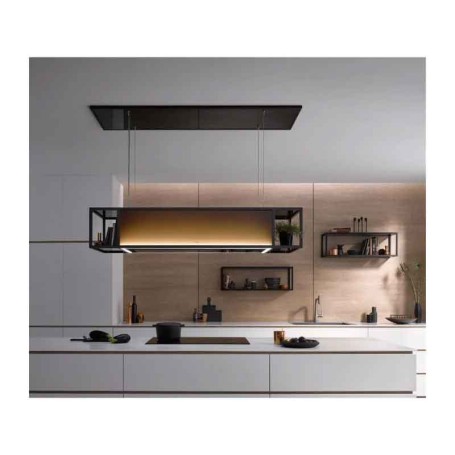 Berbel Frame BIH 160SKF grigia con sollevamento, modalità ricircolo, ripiani a sinistra e a destra (1050245)