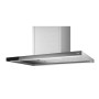 Berbel Glassline BIH 100 GL Cappa aspirante a isola , acciaio inox, 100 cm, illuminazione a LED (1020600)