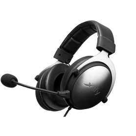CHERRY XTRFY XG-H1 cuffia e auricolare Cablato A Padiglione Gaming Nero, Argento