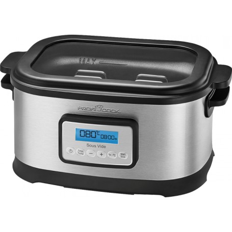 ProfiCook PC-SV 1112 8 L 520 W Nero, Acciaio inossidabile (501112) (PC-SV1112)