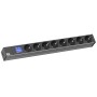 PDU 48,30cm (19") 1HE BN500 8x Schutzkontakt mit Leistungsmessung (Display) Hersteller: Bachmann (691790.1)