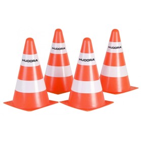 HUDORA Pylonen Rosso, Bianco Plastica (76105)