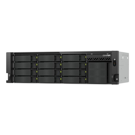 QNAP TS-H1655XEU-RP Server di archiviazione Armadio (3U) Intel Atom® C5125 8 GB DDR4 0 TB QuTS hero Nero, Grigio (TS-H1655XEU-RP-8G)